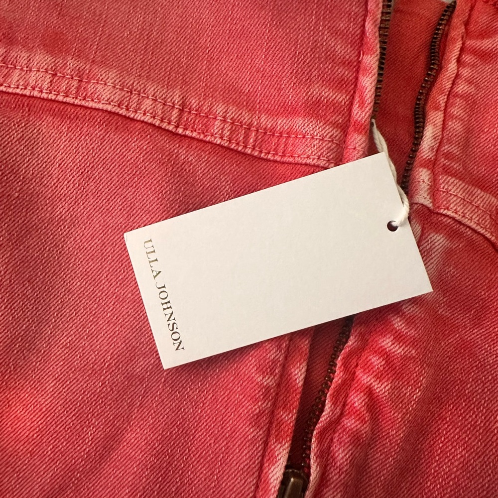 Ulla Johnson Mona coral soft Jean dress 8 - Picture 6 of 8